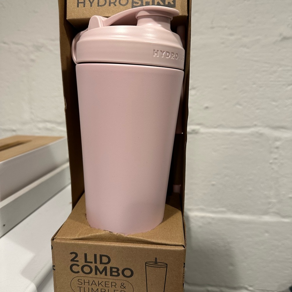 HydroShaker Pink Sand stainless steel shkr NIB